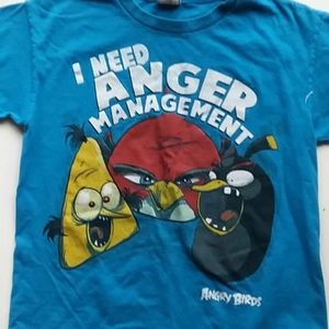 5/$5Angry birds 'angry shirt"